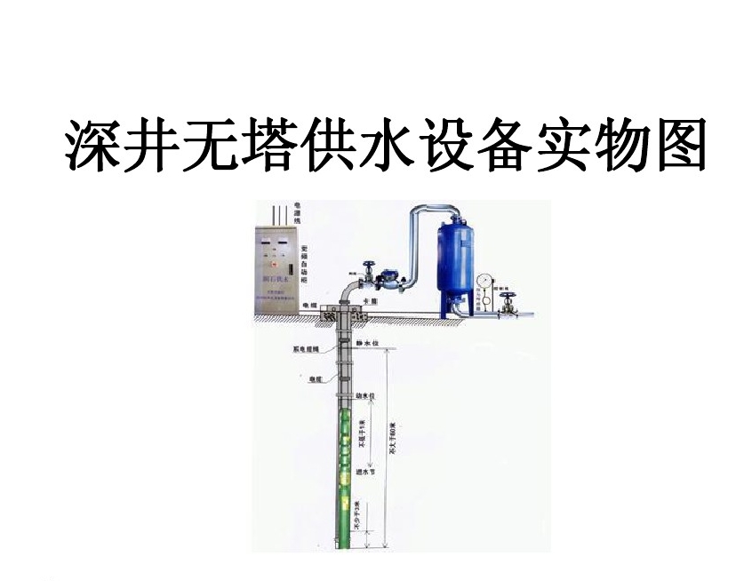 阜平县井泵无塔式供水设备